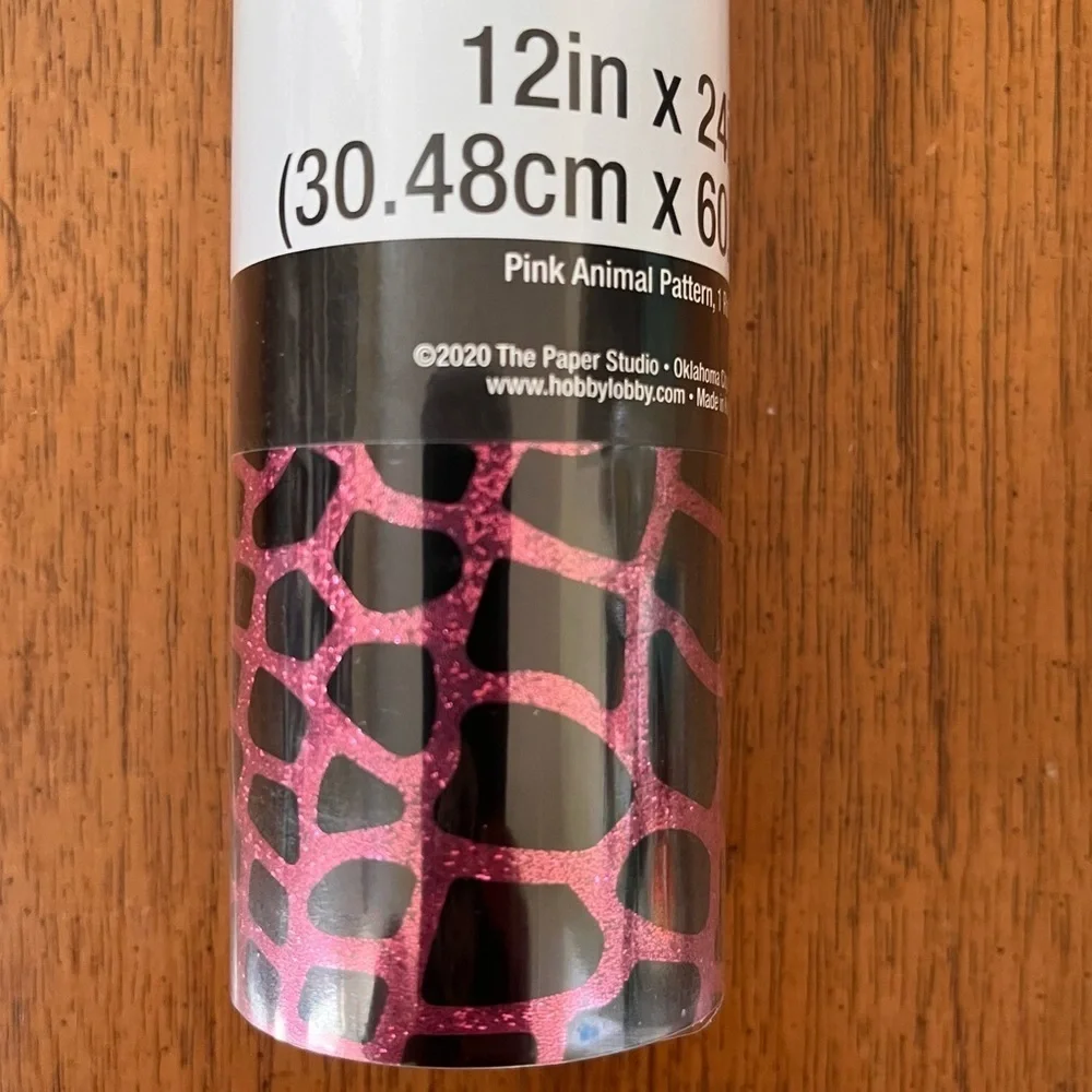 2 new & sealed rolls of iron on foil the paper studio animal print & scales